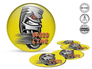 Custom Dome Stickers Radiant Racing Velocity